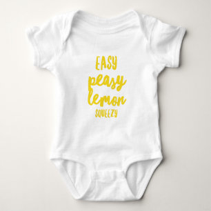 Easy Peasy Lemon Squeezy Baby Bodysuit