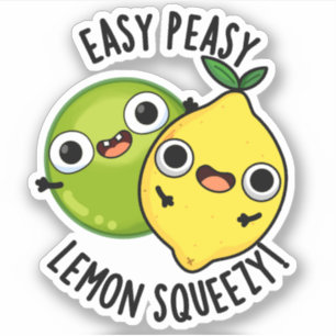 Easy Peasy Lemon Squeezy Funny Fruit Puns