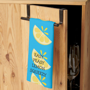 Easy Peasy Lemon Squeezy Summer Home Decor Tea Towel