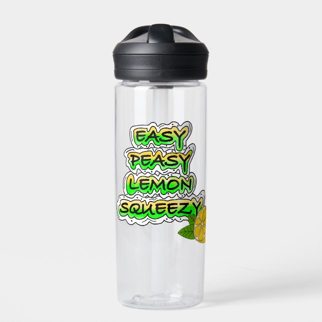 Easy Peasy Lemon Squeezy Water Bottle (Front)