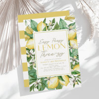 Easy Peasy Lemon Three-zy Citrus 3rd Birthday