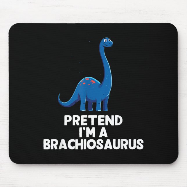 Easy Pretend A Brachiosaurus Costume Halloween Mouse Pad (Front)