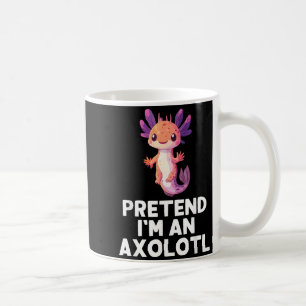 Easy Pretend Im A Axolotl Costume Halloween Funny Coffee Mug