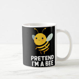 Easy Pretend Im A Bee Costume Halloween Funny Coffee Mug