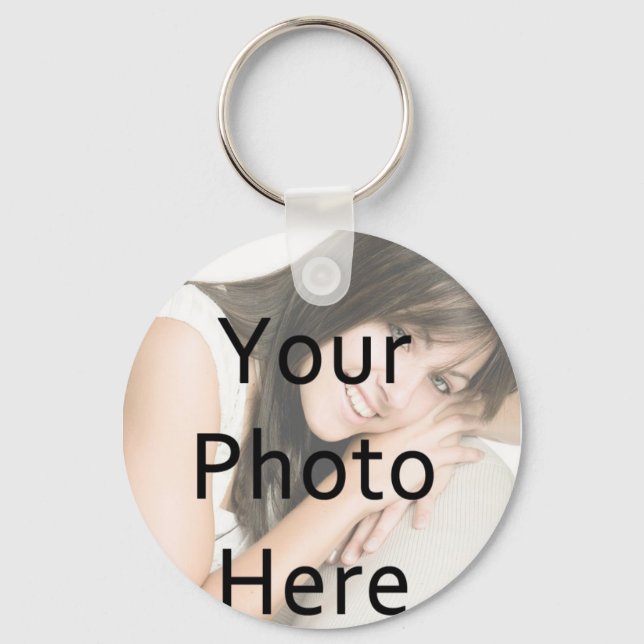 Easy Single Photo Keychain (Front)