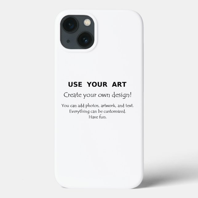 Easy template make your own rugged case with art (Back)