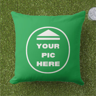 EASY! Throw Pillow Big 20"x20" Outdoor - Customise