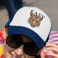 Easy Tiger Portrait Faux Sequin look Trendy
