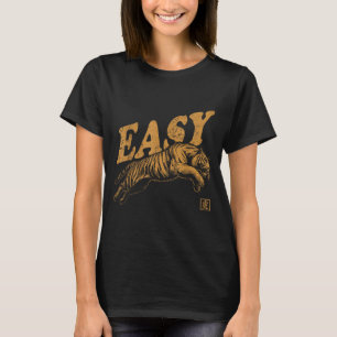 Easy Tiger Retro Distressed Vintage T-Shirt