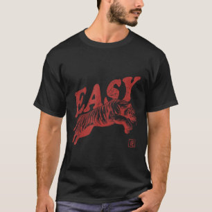 Easy Tiger Retro Distressed Vintage T-Shirt