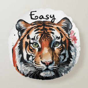 Easy Tiger Round Cushion