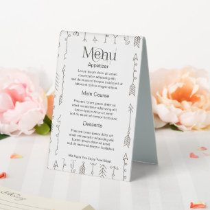 Easy to Design Your Own Custom Personalised Menu