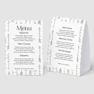 Easy to Design Your Own Custom Personalized Menu