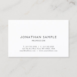 Easy to Make Cute Simple Graphic Design Modern Business Card
