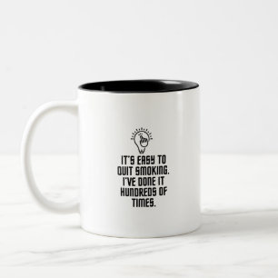 Easy to quit smoking Two-Tone coffee mug