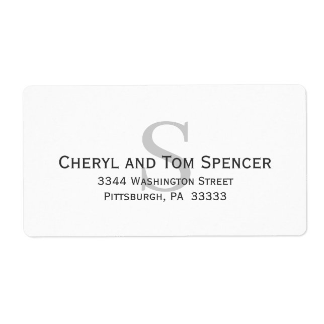Easy To Read Classic Monogram Large (Front)