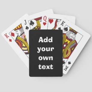 Easy to Read Large Print Customised Card Deck