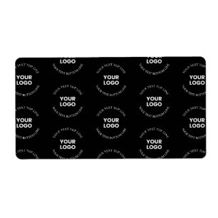 Easy to Replace Logo & Editable Text Pattern