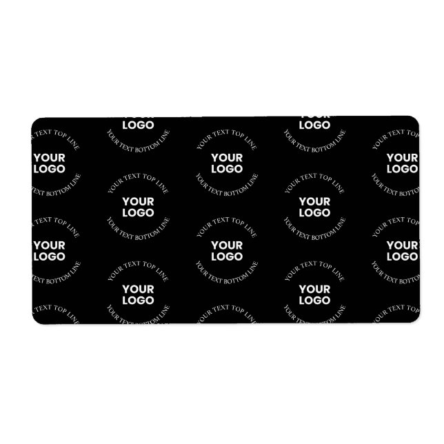 Easy to Replace Logo & Editable Text Pattern (Front)