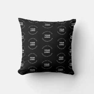 Easy to Replace Logo & Editable Text Pattern Cushion