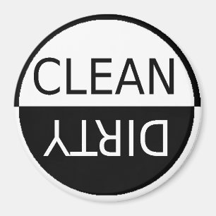 Easy To See CLEAN DIRTY Dishwasher Magnet