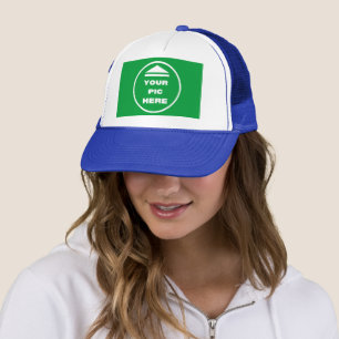 EASY! Trucker Hat - White and Royal - Customise
