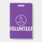 Easy Upload Your Logo Custom Volunteer Purple