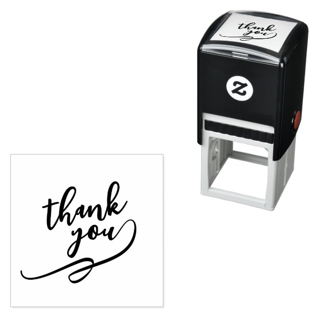 Easy-Use Thank You Stamp in 1.5 Inch Design (In Situ)