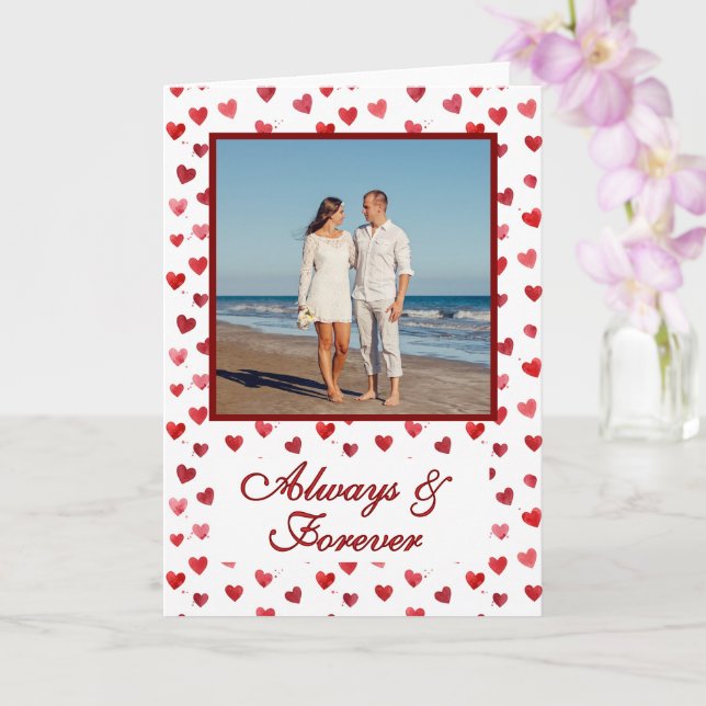 Easy Valentines gift ideas for boyfriend Card (Orchid)