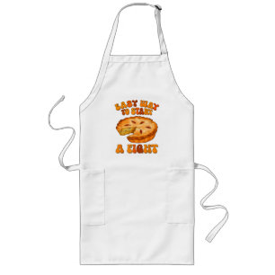 Easy Way to Start A Fight Thanksgiving Pumpkin Pie Long Apron