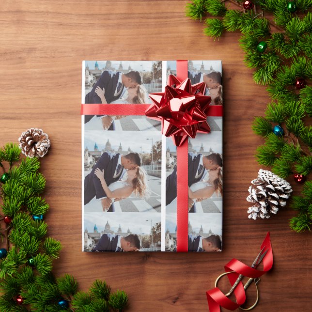 EASY!  Wrapping Paper - Personalised - Add Image (Holiday Gift)