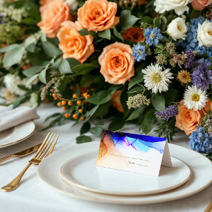 Easy Your Message Inside Wedding Place Card