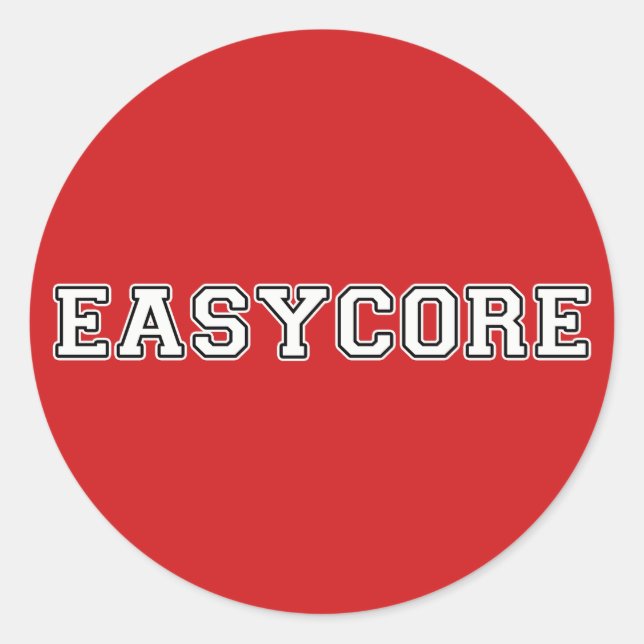 Easycore Classic Round Sticker (Front)