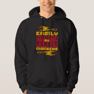 Easyly Distracted Rubber Chicken Hoodie