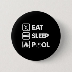 Eat 6 cm round badge