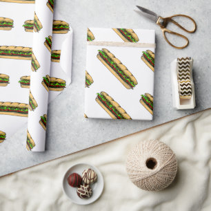 Eat a Hoagie Day Wrapping Paper