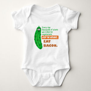 Eat Bacon Baby Bodysuit
