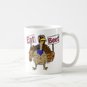 Eat Beef - Talking Turkey Coffee Mug