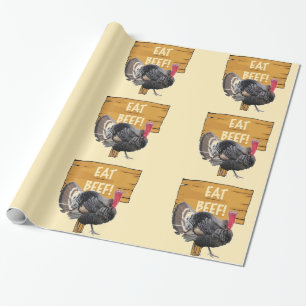 Eat Beef Wrapping Paper