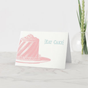 Eat Cake Birthday Card
