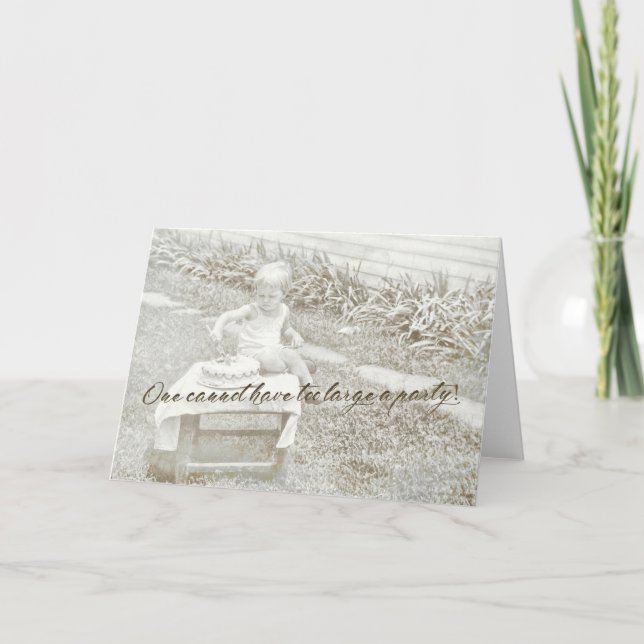 EAT CAKE Greeting Card (Front)