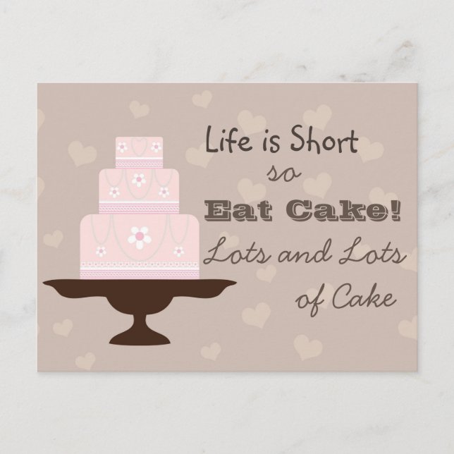 Eat Cake! Postcard (Front)