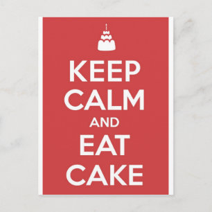 Eat Cake Postcard