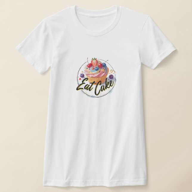 Eat Cake T-Shirt (Laydown)
