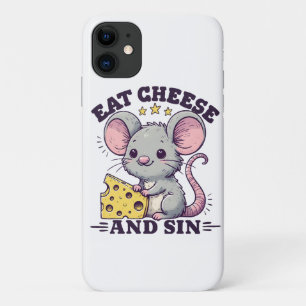 Eat Cheese And Sin iPhone 11 Case
