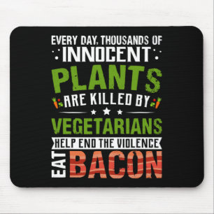 Eat Con Anti Vegan Bbq Breakfast Food  Mouse Pad