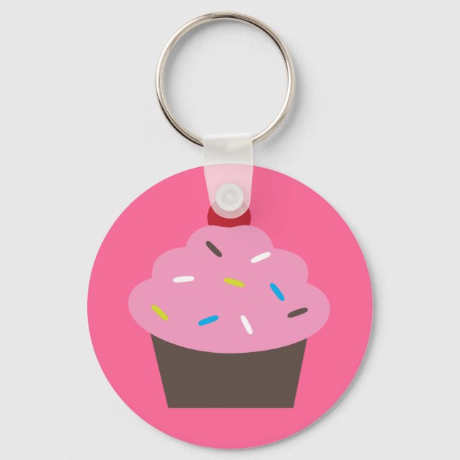 Eat Cupcake Key Ring (Front)