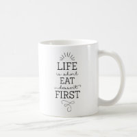Eat Dessert First | Modern Calligraphy Mug