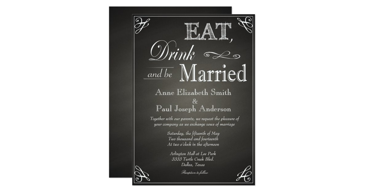 Eat Drink Married Eat Drink Married