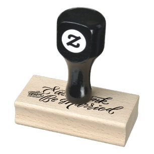 EAT DRINK AND BE MARRIED Personalised rubber stamp